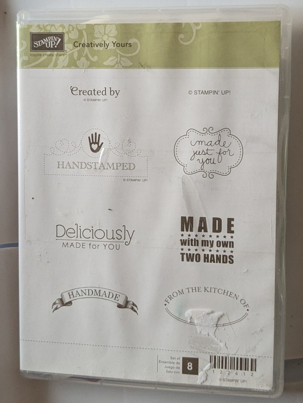 Stampin' Up! Clear Photopolymer Stamp Set Crafting Handmade
